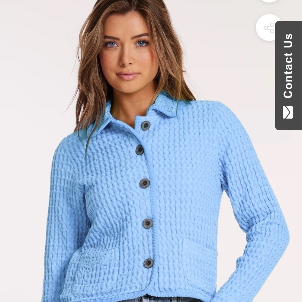 Mod-o-doc Textured Women's Shacket - Picture 4 of 5